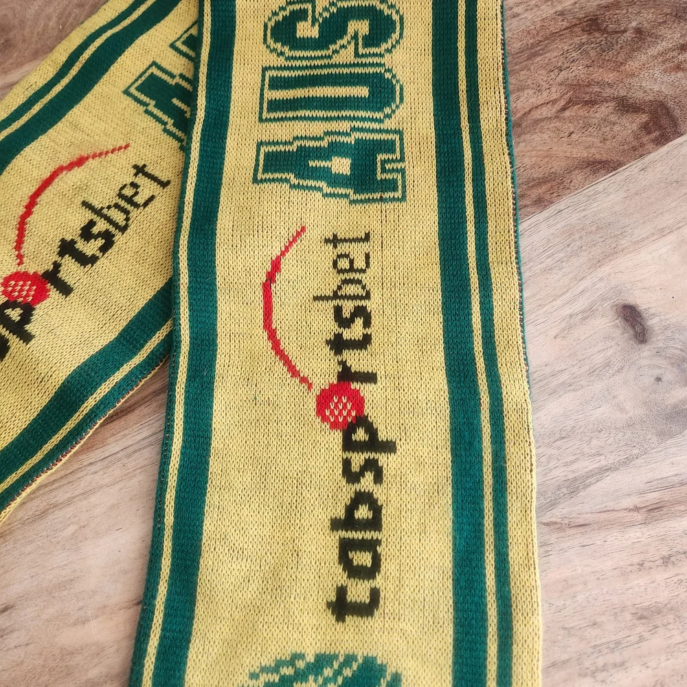 Australia Tab Sports Bet Scarf - Green and Yellow